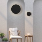 Kombinuotas sieninis šviestuvas 16/3966-45, tekstūruotas juodas, LED 15 W, 1140 lm, CRI 90, CL.I, IP65, integruotas LED, 2700–3000 K, slankusis jungiklis