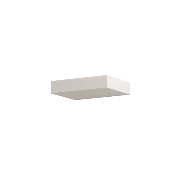 Sieninis šviestuvas „Brick Wall“ 16/3972-20, tekstūruotas baltas, LED 20 W, 2380 lm, CRI 90, CL.I, integruotas LED, 2700 K–3000 K–4000 K slankusis jungiklis, mikroprizminis difuzorius
