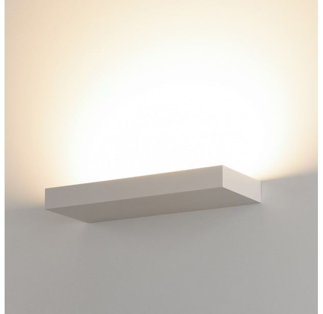 Mūrinės sienos lempa 16/3972-38 Tekstūruota balta, LED 38 W 4650 lm, CRI90 CL.I, integruota LED, 2700 K–3000 K–4000 K slankusis jungiklis, mikroprizminis difuzorius