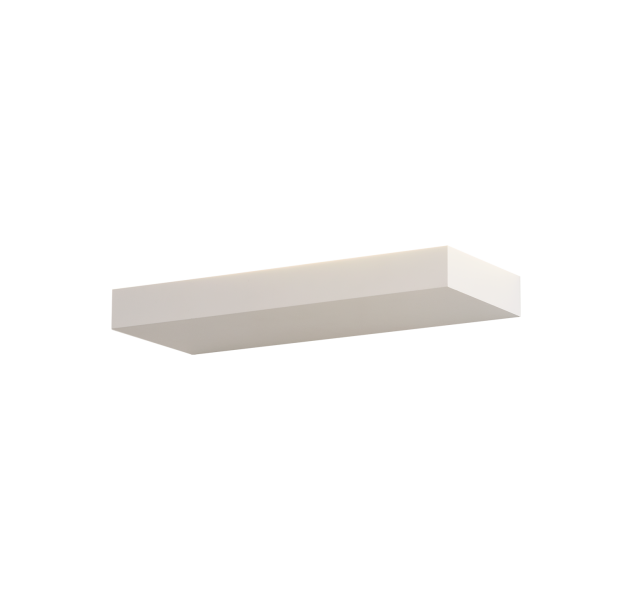 Mūrinės sienos lempa 16/3972-38 Tekstūruota balta, LED 38 W 4650 lm, CRI90 CL.I, integruota LED, 2700 K–3000 K–4000 K slankusis jungiklis, mikroprizminis difuzorius
