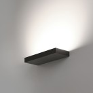 Mūrinės sienos lempa 16/3972-38 Tekstūruota juoda, LED 38 W 4650 lm, CRI90 CL.I, integruota LED, 2700 K–3000 K–4000 K slankusis jungiklis, mikroprizminis difuzorius