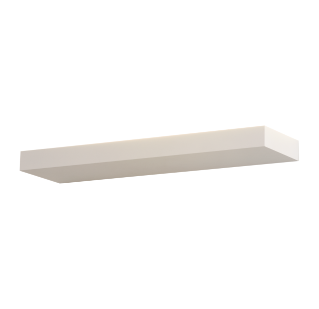 Mūrinės sienos lempa 16/3972-56 Tekstūruota balta, LED 56 W 7020 lm, CRI90 CL.I, integruotas LED, 2700 K–3000 K–4000 K slankusis jungiklis, mikroprizminis difuzorius