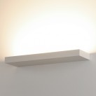 Mūrinės sienos lempa 16/3972-56 Tekstūruota balta, LED 56 W 7020 lm, CRI90 CL.I, integruotas LED, 2700 K–3000 K–4000 K slankusis jungiklis, mikroprizminis difuzorius