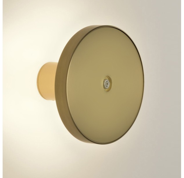 Sieninis šviestuvas „Chamaleon“ 16/3975-%D860, matinis antikinis auksas, LED 10,5 W, 3000 K, 675 lm, CRI 90, CL.I, IP54, integruotas LED, be dekoracijų