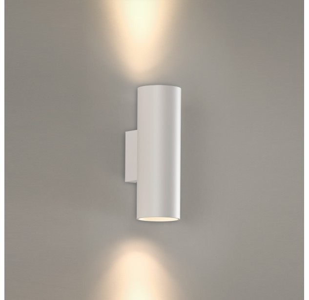 Sieninis šviestuvas „Pipe“ 16/3986-2, tekstūruotas baltas, LED COB 2x6 W, 2700 K, 1330 lm, CRI 90, CL.I, dim. DALI/Push, ON-DEMAND **