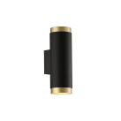 Sieninis šviestuvas „Lux“ 16/3989-2 Tech Gold/Black, LED COB 2x6W 3000K 1430lm, CRI90 CL.I, integruotas LED