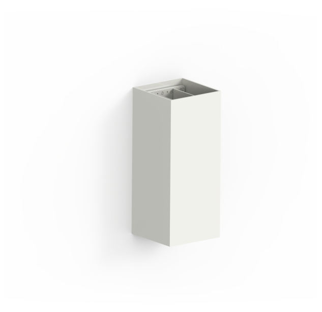 Lumo sieninis šviestuvas 16/4006 tekstūruotas baltas, LED 2x5,5 W 1060 lm, CRI90 CL.I IP65, Kelvinas 2700 K–3000 K, slankusis jungiklis, MULTI-PACK
