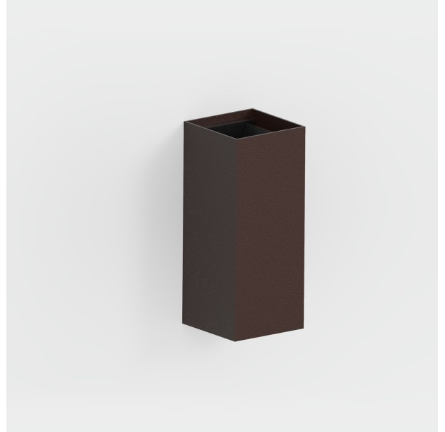 Lumo sieninis šviestuvas 16/4006 Corten, LED 2x5,5 W 1060 lm, CRI90 CL.I IP65, Kelvin 2700 K–3000 K, slankusis jungiklis, MULTI-PACK