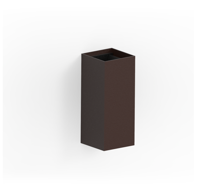 Lumo sieninis šviestuvas 16/4006 Corten, LED 2x5,5 W 1060 lm, CRI90 CL.I IP65, Kelvin 2700 K–3000 K, slankusis jungiklis, MULTI-PACK