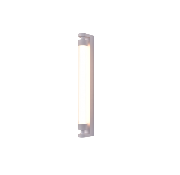 Lineo sieninis šviestuvas 16/4008-60 tekstūruotas baltas, LED 11 W 1050 lm, CRI 90 CL.I IP44, Kelvinas 2700 K–3000 K, slankusis jungiklis