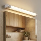Lineo sieninis šviestuvas 16/4008-90 tekstūruotas baltas, LED 16 W 1530 lm, CRI 90 CL.I IP44, Kelvinas 2700 K–3000 K, slankusis jungiklis