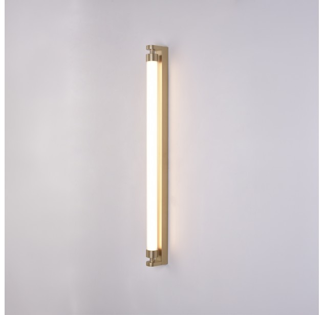 Lineo sieninis šviestuvas 16/4008-90 Tech Gold, LED 16 W, 1530 lm, CRI 90, klasė I, IP44, 2700–3000 K, slankusis jungiklis