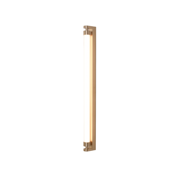 Lineo sieninis šviestuvas 16/4008-90 Tech Gold, LED 16 W, 1530 lm, CRI 90, CL.I, IP44, 2700–3000 K, slankusis jungiklis, dimeriavimas, triakas, ON-DEMAND **