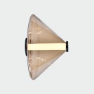 Yara sieninis šviestuvas %D8350 mm gintaro spalvos, LED 14,5 W 2700 K 1315 lm, CRI90 CL.I, DAUGIAU PAKETŲ