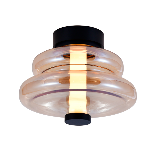 Sira sieninis šviestuvas %D8250 mm gintaro spalvos, LED 9,5 W 2700 K 855 lm, CRI90 CL.I, MULTI-PACK