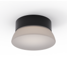 Sieninis šviestuvas „Trap“ %D8150x35mm tekstūruotas juodas/opalas, LED 10 W 2700 K 415 lm, CRI90 CL.I IP65, DAUGIAU PAKETŲ