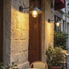 „Tours“ sieninis šviestuvas, tekstūruotas juodas, LED E27 15 W, CL.I IP65