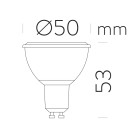 Lemputė 62426 LED GU10 7 W 60 % BA 3000 K 700 lm CRI80