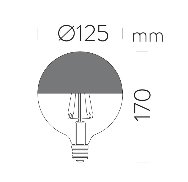 LED lemputės  6 LED E27 2700  ACB62504