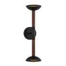 Sieninis šviestuvas ARDEN 13W 3000K ALM-ARDEN-LED-2WB-MB dimeriuojamas Sieninis šviestuvas ARDEN 13W 3000K ALM-ARDEN-LED-2WB-MB dimeriuojamas