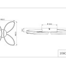 Lubinis šviestuvas ROSENTRA 28 LED 3000 C241060002 Lubinis šviestuvas ROSENTRA 28 LED 3000 C241060002