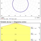 Custo pakabinamas šviestuvas 3818/1 Tech. Auksas/Opalas, LED 5 W 370 lm, CRI 90 CL.I, integruotas LED, Kelvinas 2700 K–3000 K, slankusis jungiklis