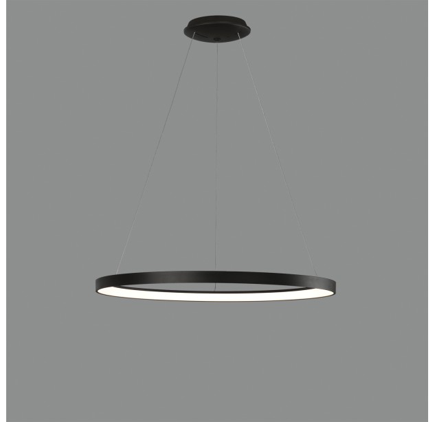 Grace pakabinamas šviestuvas 3848/58 Tekstūruotas juodas, LED 44 W 3960 lm, CRI90 CL.I, integruotas LED, 2700 K–3000 K–4000 K slankusis jungiklis