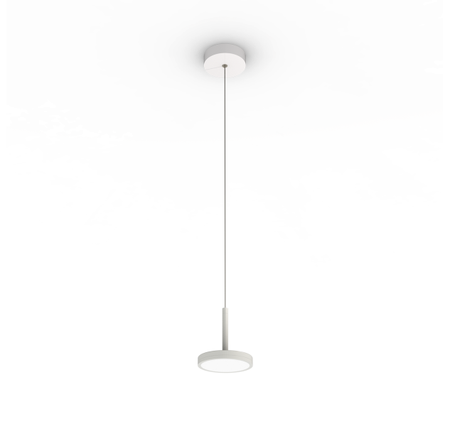 Corvus pakabinamas šviestuvas %D8120 mm tekstūruotas baltas, LED 7,5 W 3000 K 735 lm, CRI90 CL.I, dim. Triac, ON-DEMAND **