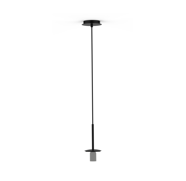 Parma pakabinamas šviestuvas, matinė juoda spalva, LED E27 15 W, CL.II IP44, be stiklinio gaubto