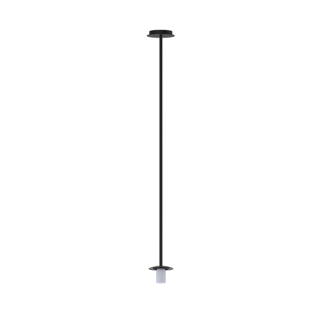 Parma pakabinamas šviestuvas Tija, matinė juoda, LED E27 15 W, CL.II, be stiklinio gaubto