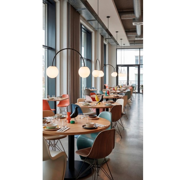 Parma pakabinamas šviestuvas, matinis antikinis auksas, LED E27 2x15W, CL.I, be stiklinio gaubto