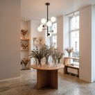 Parma pakabinamas šviestuvas, matinė juoda, LED E27 7x15 W, CL.I, be stiklinio gaubto