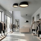 Oslo pakabinamas šviestuvas %D8510mm tekstūruotas juodas, LED 22W 2580lm, CRI90 CL.I, 2700K-3000K-4000K slankusis jungiklis, dim. triakas, ON-DEMAND **