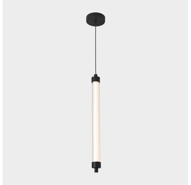 Lineo pakabinamas šviestuvas 600 mm, tekstūruotas juodas, LED 11 W, 1050 lm, CRI 90, CL.I, 2700–3000 K, slankusis jungiklis, dimeriavimas DALI/Push, ON-DEMAND **