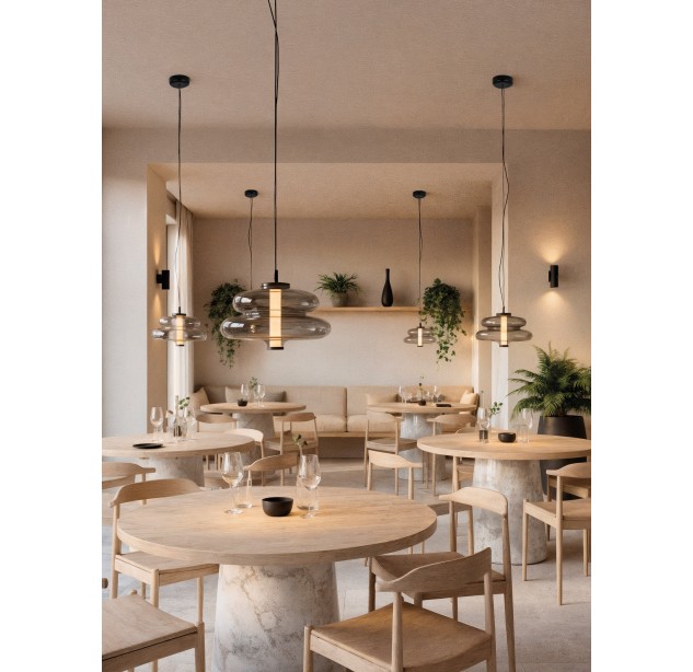 Sira pakabinamas šviestuvas %D8250 mm Fum%E9, LED 9,5 W 2700 K 855 lm, CRI90 CL.I, MULTI-PACK
