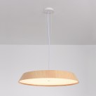 Cora pakabinamas šviestuvas %D8610mm ąžuolas/tekstūruota balta, LED 50 W 4750 lm, CRI90 CL.I, Kelvinas 2700 K–3000 K, slankusis jungiklis, dimeriavimas. DALI/Push, ON-DEMAND **