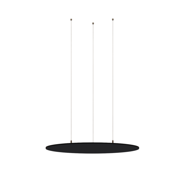 „Sound“ pakabinamas šviestuvas %D8700mm antracito spalvos, be apšvietimo, pagal užsakymą **