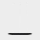 „Sound“ pakabinamas šviestuvas %D8900 mm, antracito spalvos, be apšvietimo, pagal užsakymą **