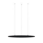 „Sound“ pakabinamas šviestuvas %D8900 mm, antracito spalvos, be apšvietimo, pagal užsakymą **