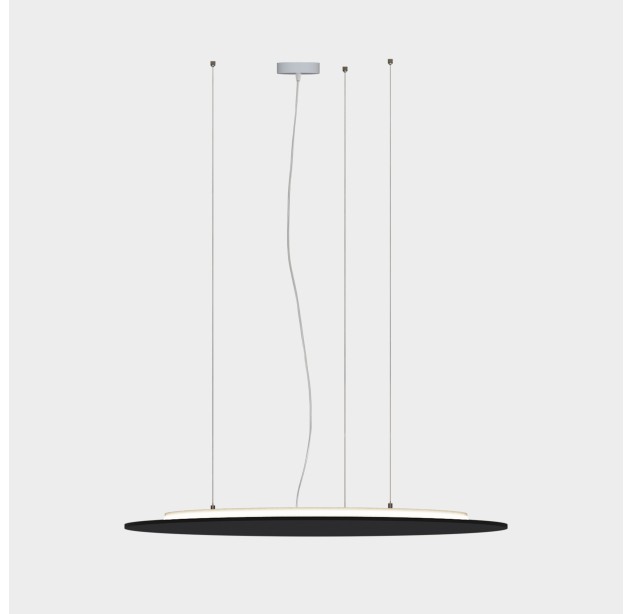 „Sound“ pakabinamas šviestuvas %D8900mm antracito spalvos, LED 34 W, 2700 K, 3140 lm, CRI 90, CL.II, ON-DEMAND **