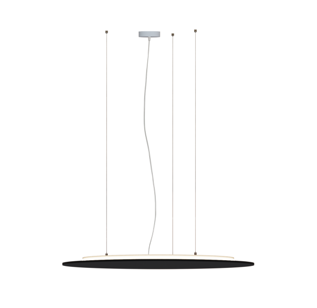 „Sound“ pakabinamas šviestuvas %D8900mm antracito spalvos, LED 34 W, 2700 K, 3140 lm, CRI 90, CL.II, ON-DEMAND **