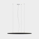 „Sound“ pakabinamas šviestuvas %D8900mm antracito spalvos, LED 34 W, 2700 K, 3140 lm, CRI 90, CL.II, ON-DEMAND **