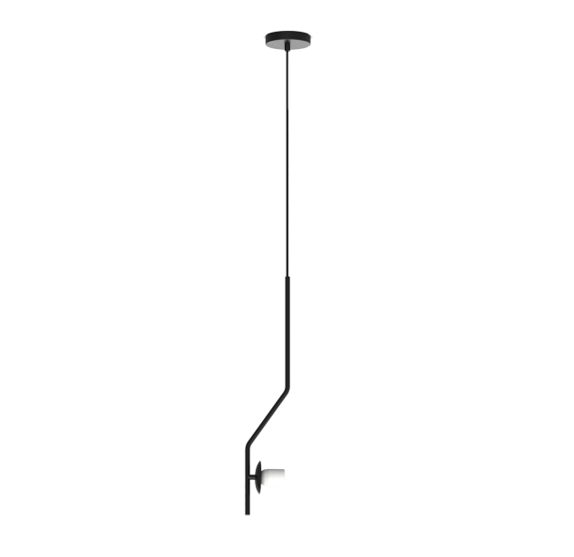 Maui pakabinamas šviestuvas 8163, matinė juoda, LED E27 15 W, CL.I, be stiklinio gaubto