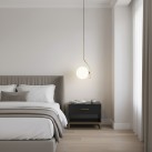 Maui pakabinamas šviestuvas 8163, matinė juoda, LED E27 15 W, CL.I, be stiklinio gaubto