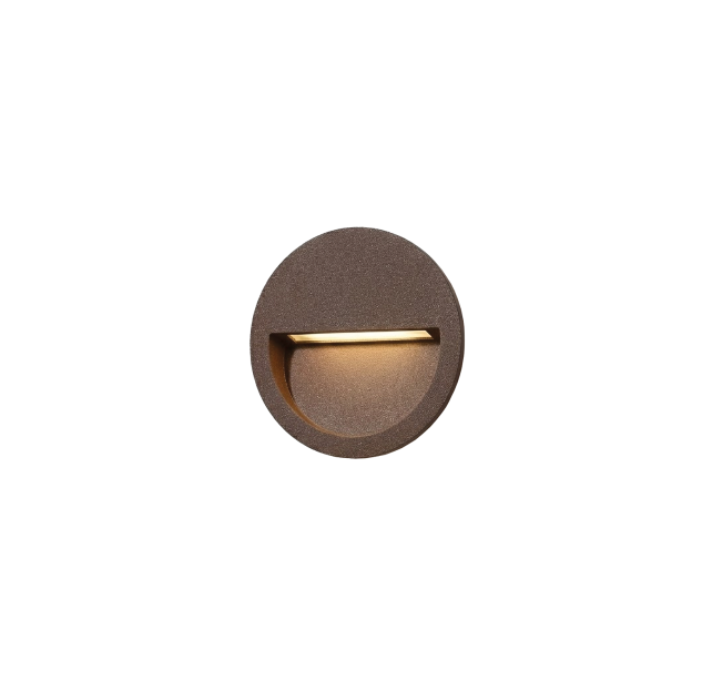 Spica Recessed 2061 Corten, LED 2,2 W, 299 lm, CRI90, CL.I, IP65, 2200 K–2700 K–3200 K–4000 K, slankusis jungiklis, ON-DEMAND **