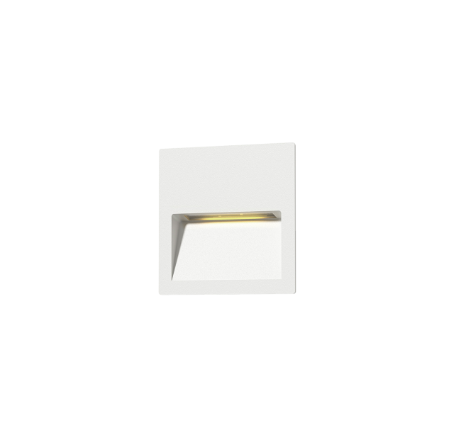 Nashira Recessed 2062 Tekstūruota balta, LED 2,2 W 299 lm, CRI80 CL.I IP65, 2200 K–2700 K–3200 K–4000 K Slankusis jungiklis