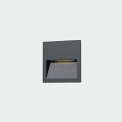 Nashira Recessed 2062 Tekstūruotas antracitas, LED 2,2 W 299 lm, CRI80 CL.I IP65, 2200 K–2700 K–3200 K–4000 K Slankusis jungiklis