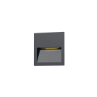 Nashira Recessed 2062 Tekstūruotas antracitas, LED 2,2 W 299 lm, CRI80 CL.I IP65, 2200 K–2700 K–3200 K–4000 K Slankusis jungiklis