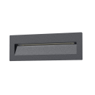 Nashira Recessed 2062 Tekstūruotas antracitas, LED 4,5 W 588 lm, CRI80 CL.I IP65, 2200 K–2700 K–3200 K–4000 K Slankusis jungiklis