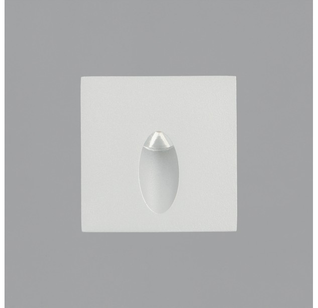 Virgo Recessed 2064 Tekstūruota balta, LED 3 W 3000 K 60 lm, CRI90 CL.II IP65